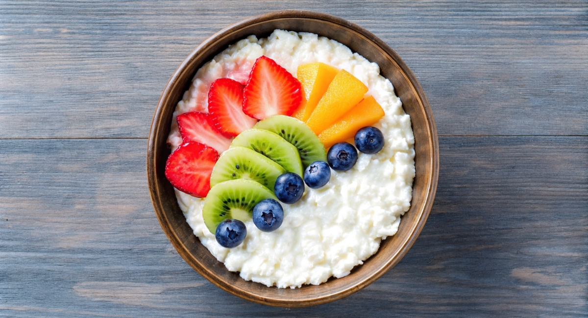 cottage cheese and fruit