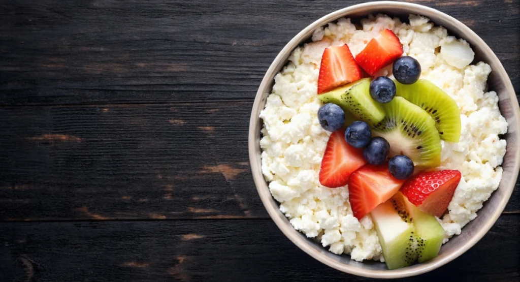 cottage cheese and fruit