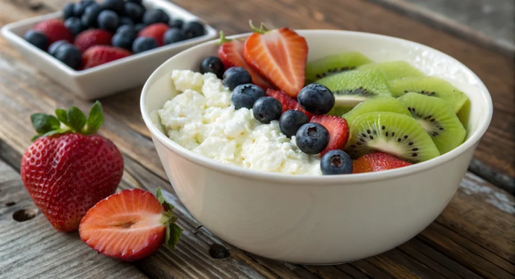 cottage cheese and fruit