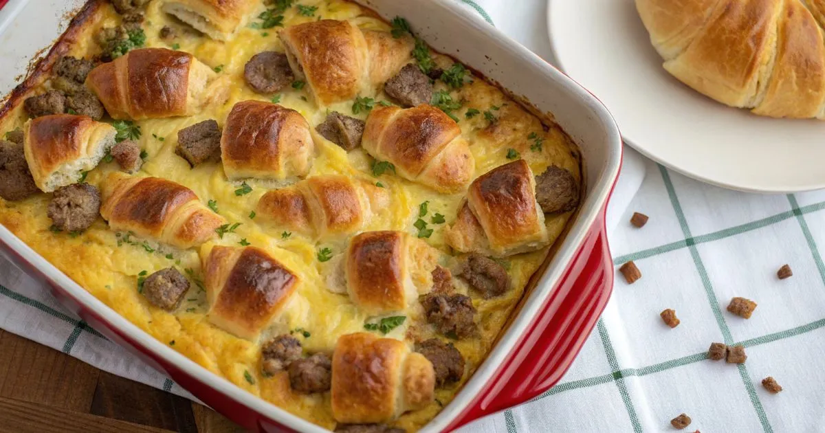 crescent roll breakfast