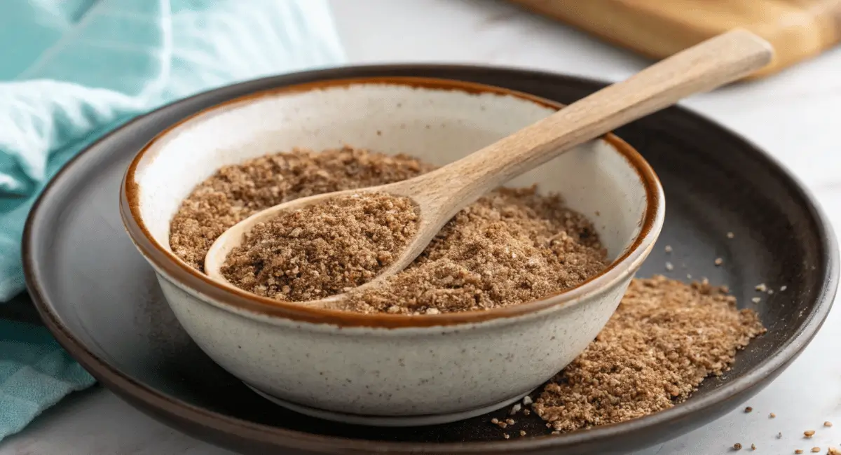 Homemade carne asada seasoning blend in a bowl