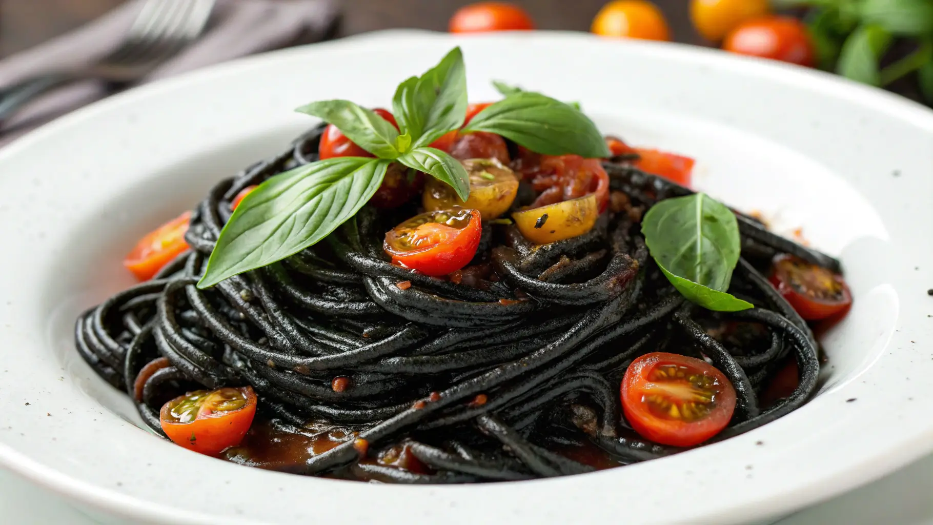 squid ink pasta