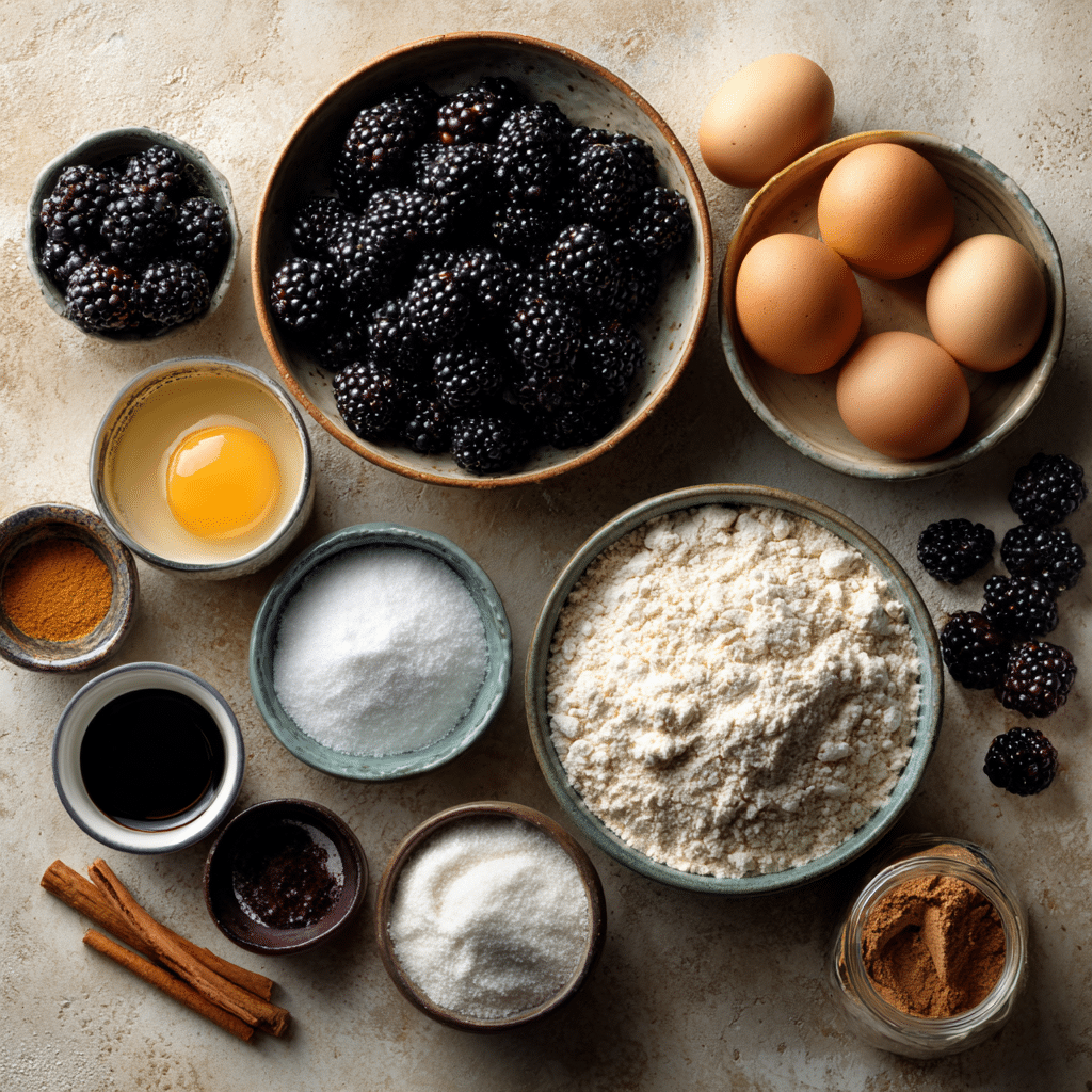 Blackberry Sourdough Discard Recipes: Easy, Fruity, and Delicious! 7 Ingredients for blackberry sourdough discard baking