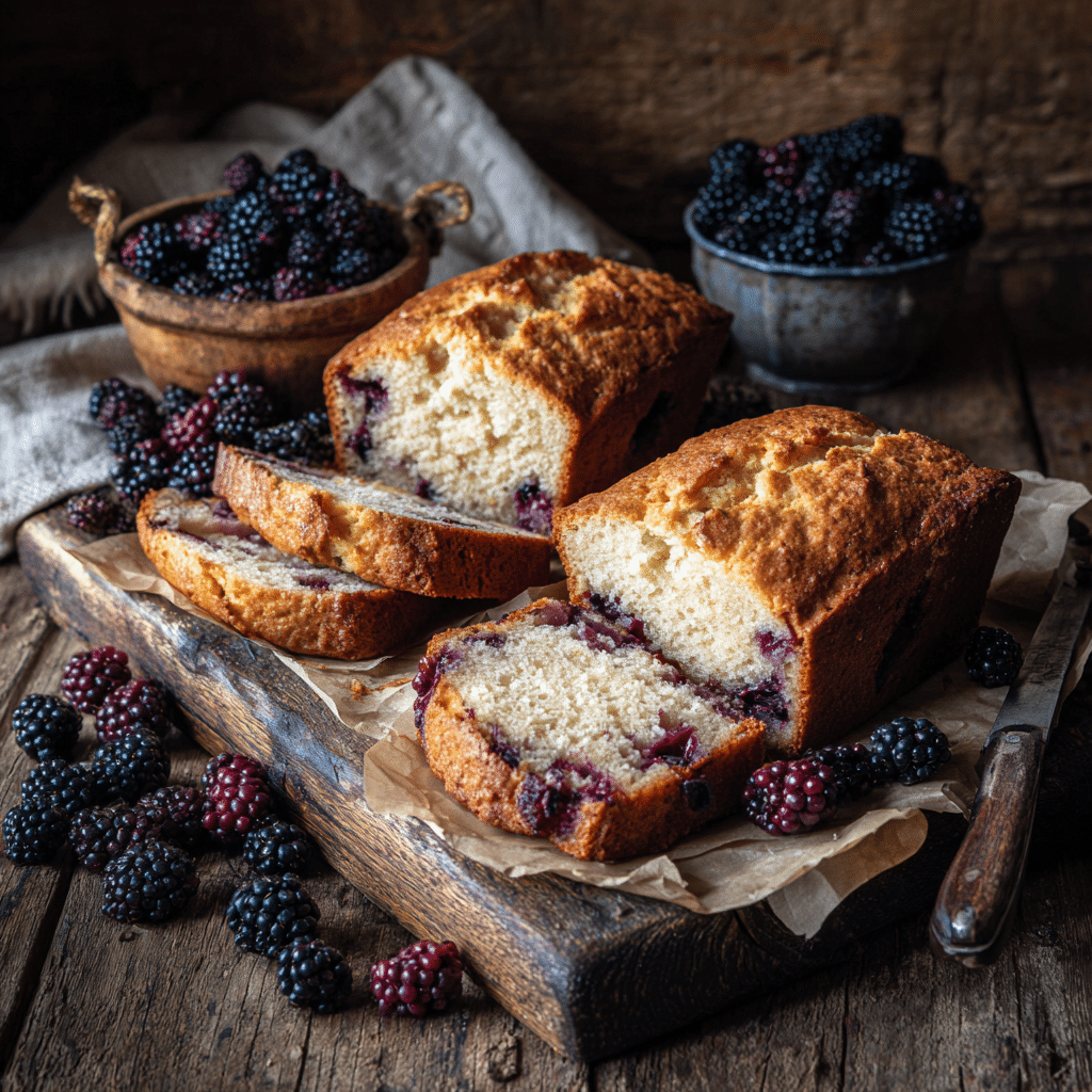 Blackberry Sourdough Discard Recipes: Easy, Fruity, and Delicious! 9 Blackberry sourdough muffins in a basket with tea