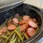 Crockpot Kielbasa and Green Beans: A Flavorful Delight! 6 Crockpot kielbasa and green beans recipe in slow cooker