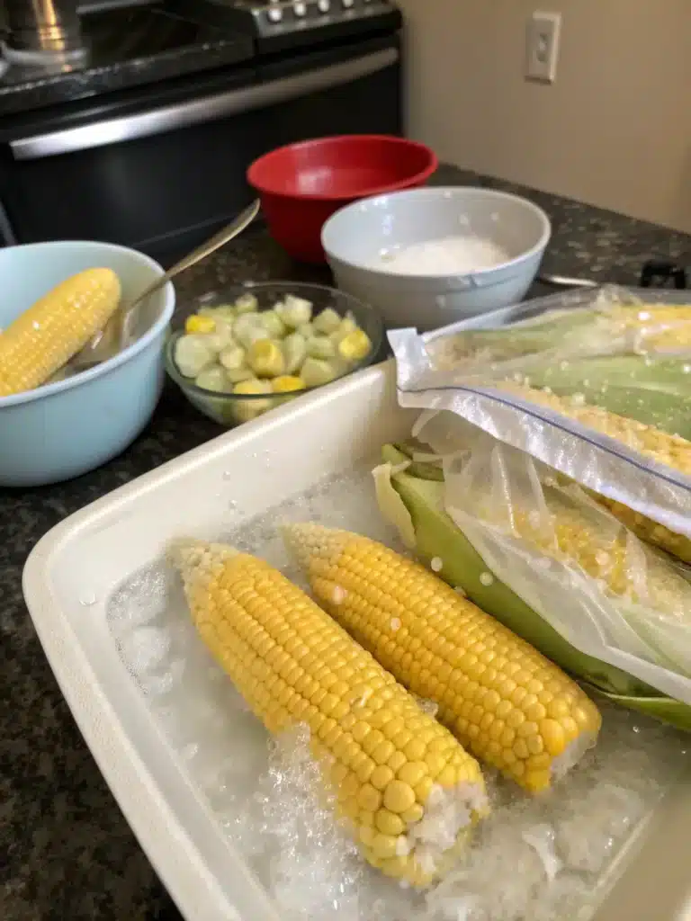 How to Freeze Corn on the Cob: Step-by-Step Guide to Keep It Fresh All Year 8 clean and husk corn before freezing