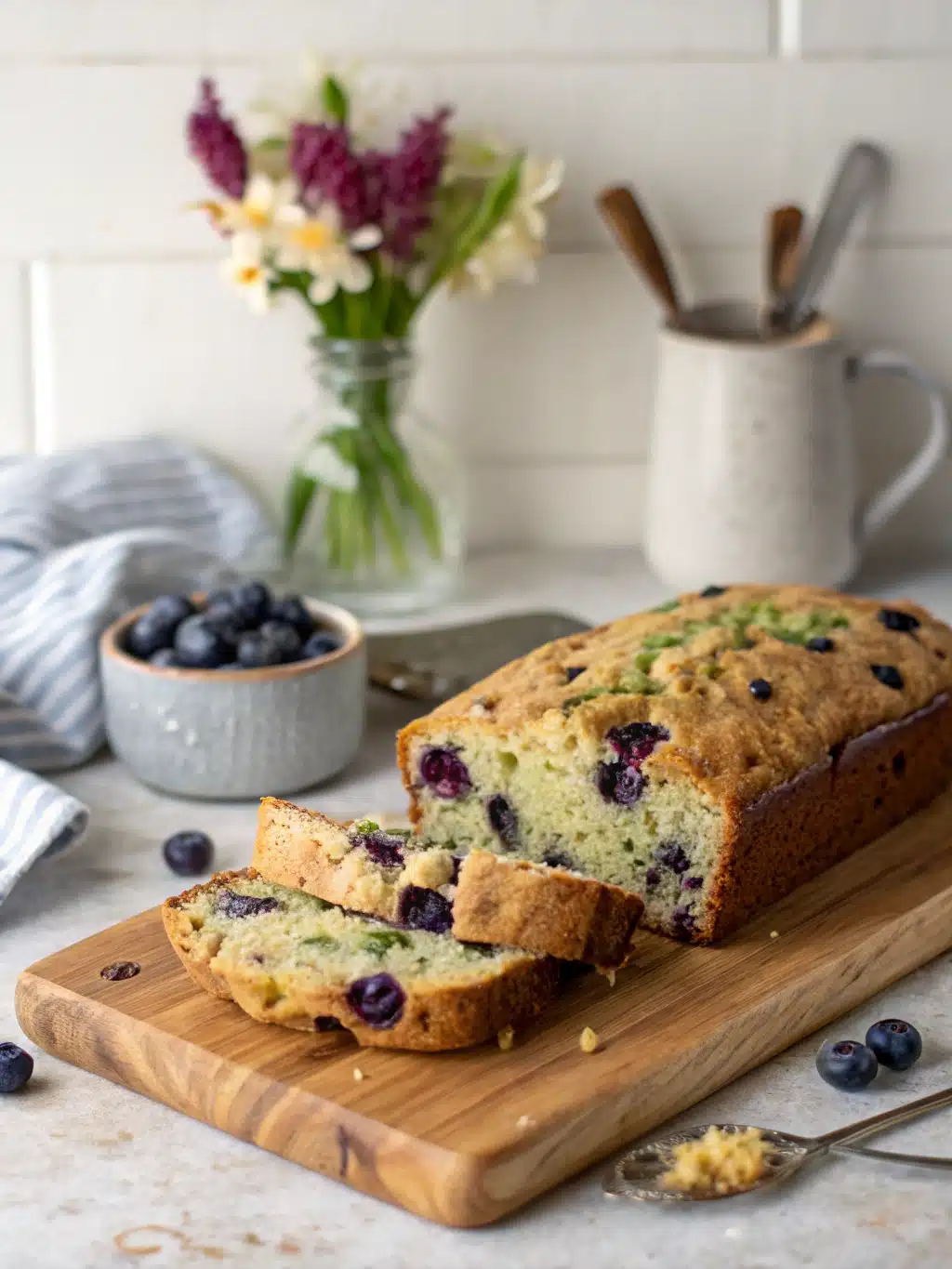 Blissful Blueberry Zucchini Bread with 1 Secret Ingredient 7 Blissful Blueberry Zucchini Bread with 1 Secret Ingredient ingredients