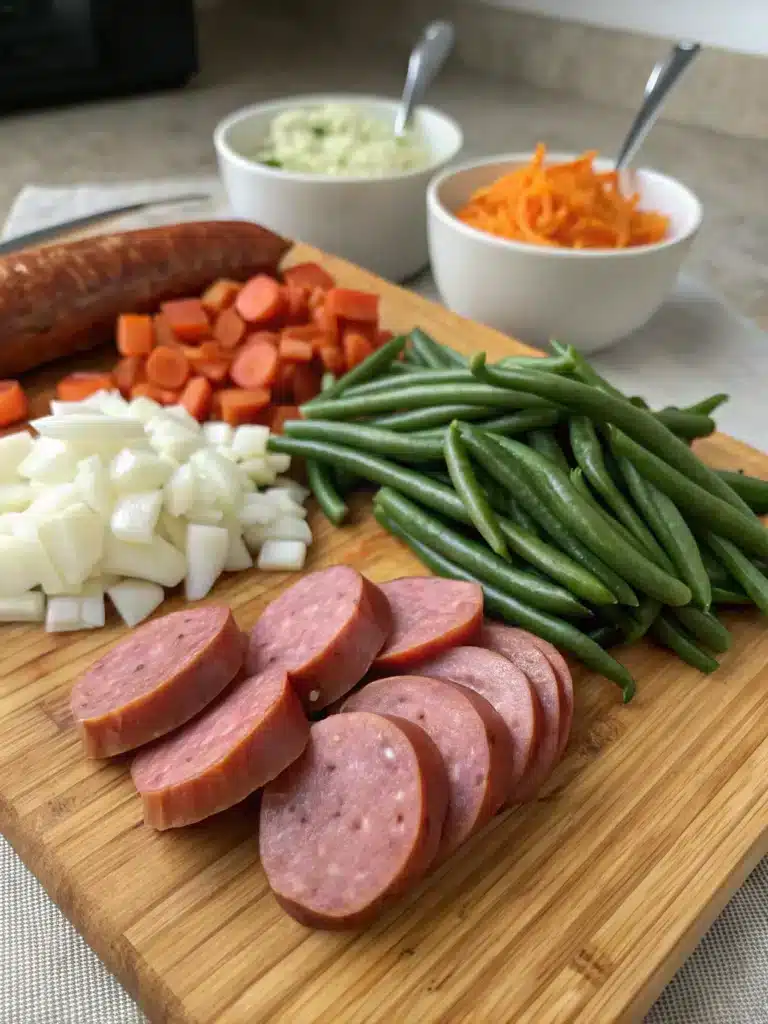 Crockpot Kielbasa and Green Beans: A Flavorful Delight! 5 Nutrition of kielbasa and green beans