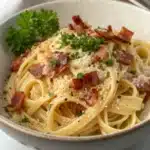Creamy Bacon Carbonara Pasta: The Best Indulgent Twist on a Classic Recipe 7 Creamy Bacon Carbonara Pasta with Crispy Bacon