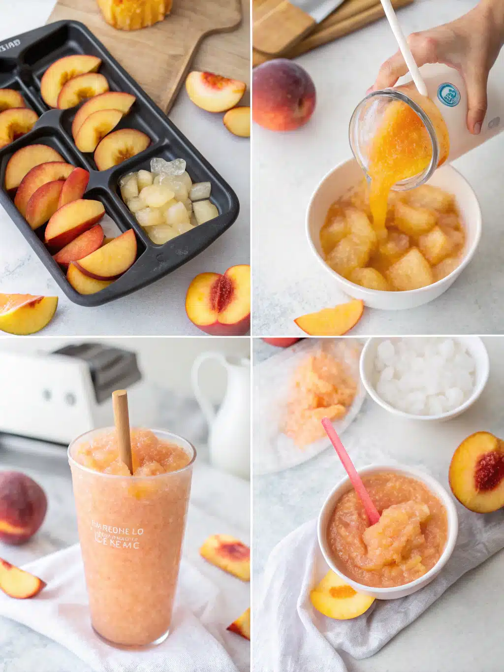 Frozen Peach Lemonade Slushie – 7 Best Tips for a Refreshing Summer Drink 9 Frozen Peach Lemonade Slushie preparing steps