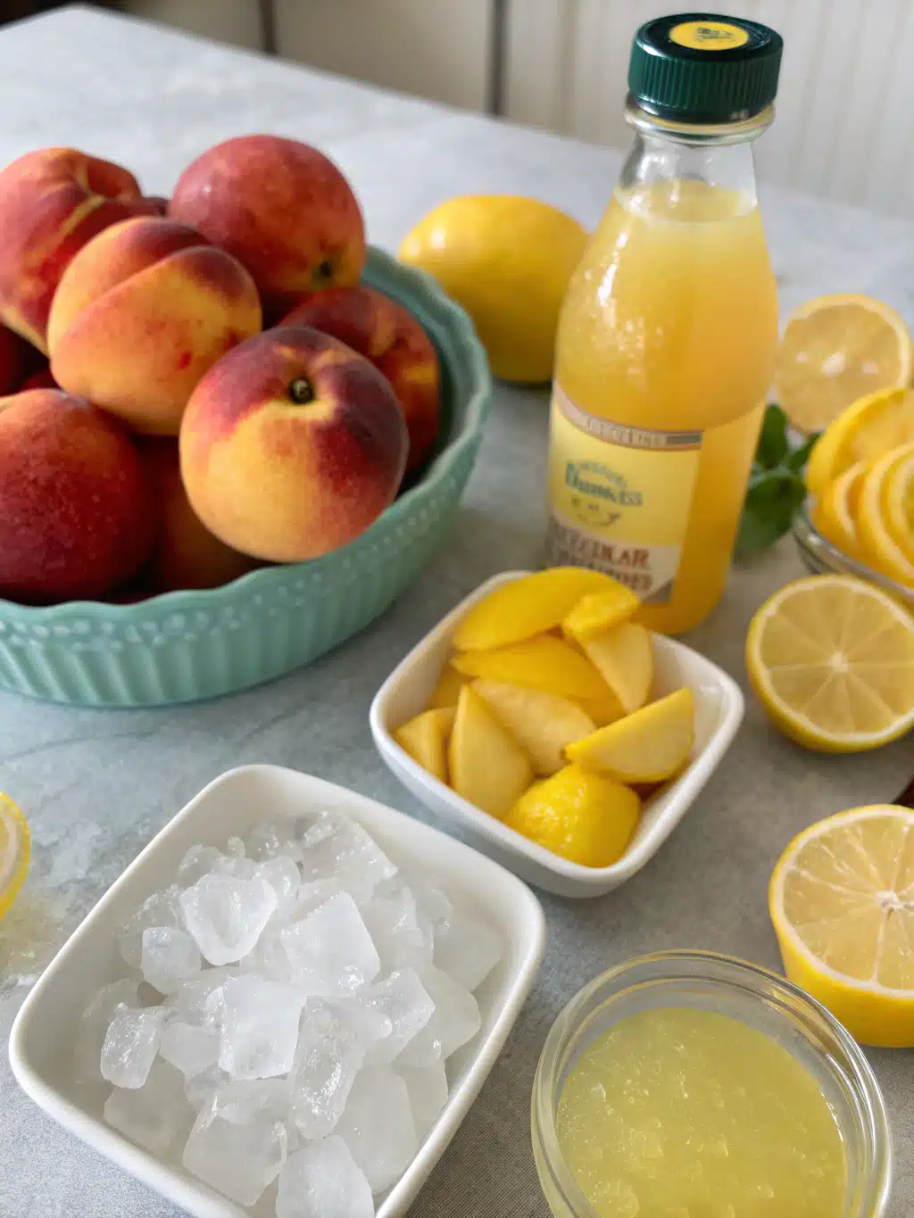 Frozen Peach Lemonade Slushie – 7 Best Tips for a Refreshing Summer Drink 7 Frozen Peach Lemonade Slushie ingredients